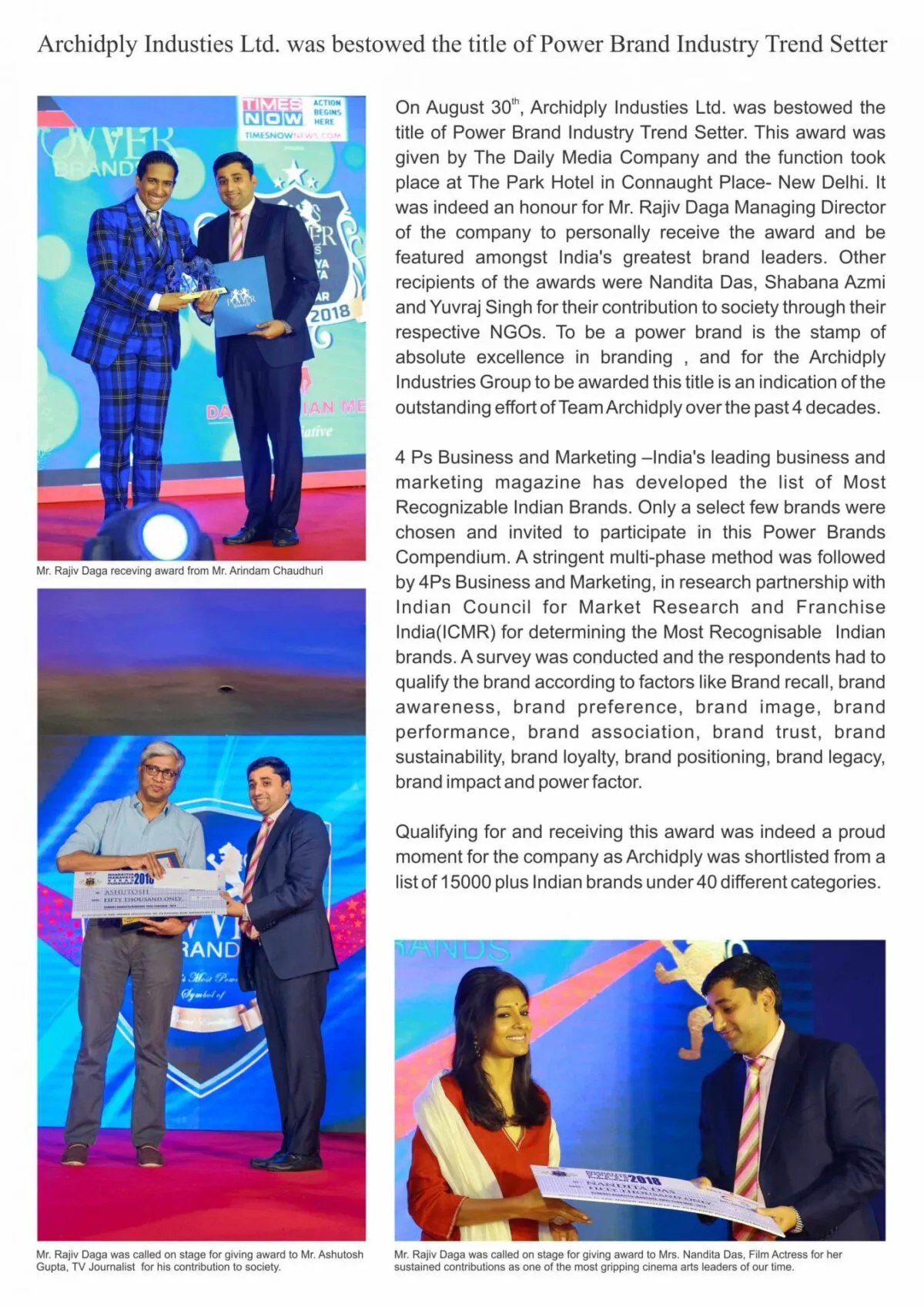 MD Award Article